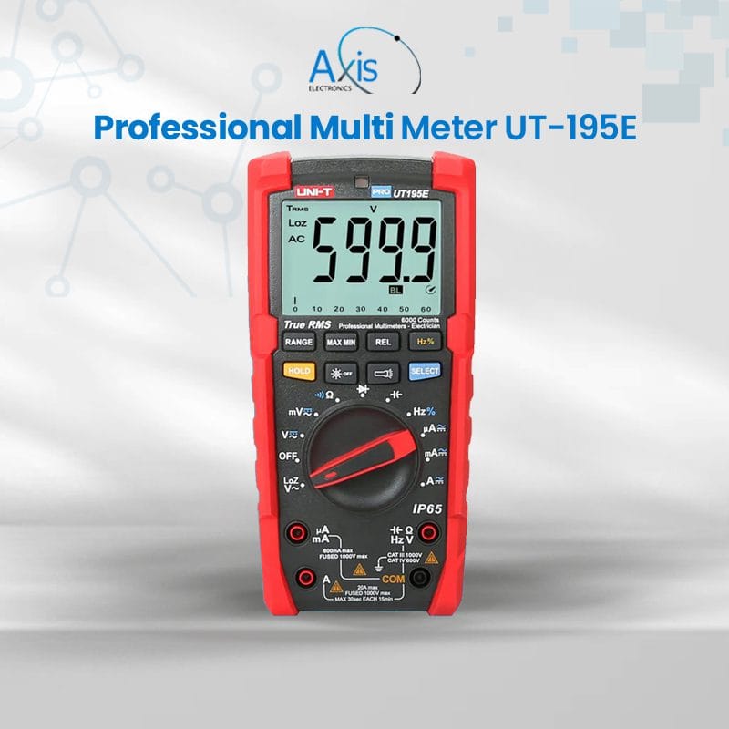 Profile Multimeter Professional Multi Meter UT-195E – Axis Electronics Pvt Ltd